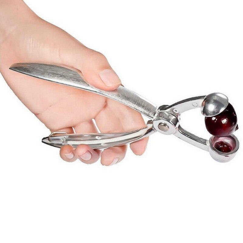 1 шт. Высококачественный алюминиевый сплав Вишневые косточкоудалители Машина для удаления сердцевины Красные финики Оливки Косточкоудалитель Кухонные фруктовые инструменты