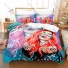 Colombian Reggaeton Icon Karol G Mañana Será Bonito Pink Angel Bichota Album Collage Bedding Set 1 Duvet Cover + 2 Pillowcases