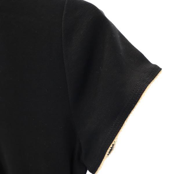 Неиспользованный HELMUT LANG Дизайн с коротким рукавом цельный M Черная серия Женский Б/У