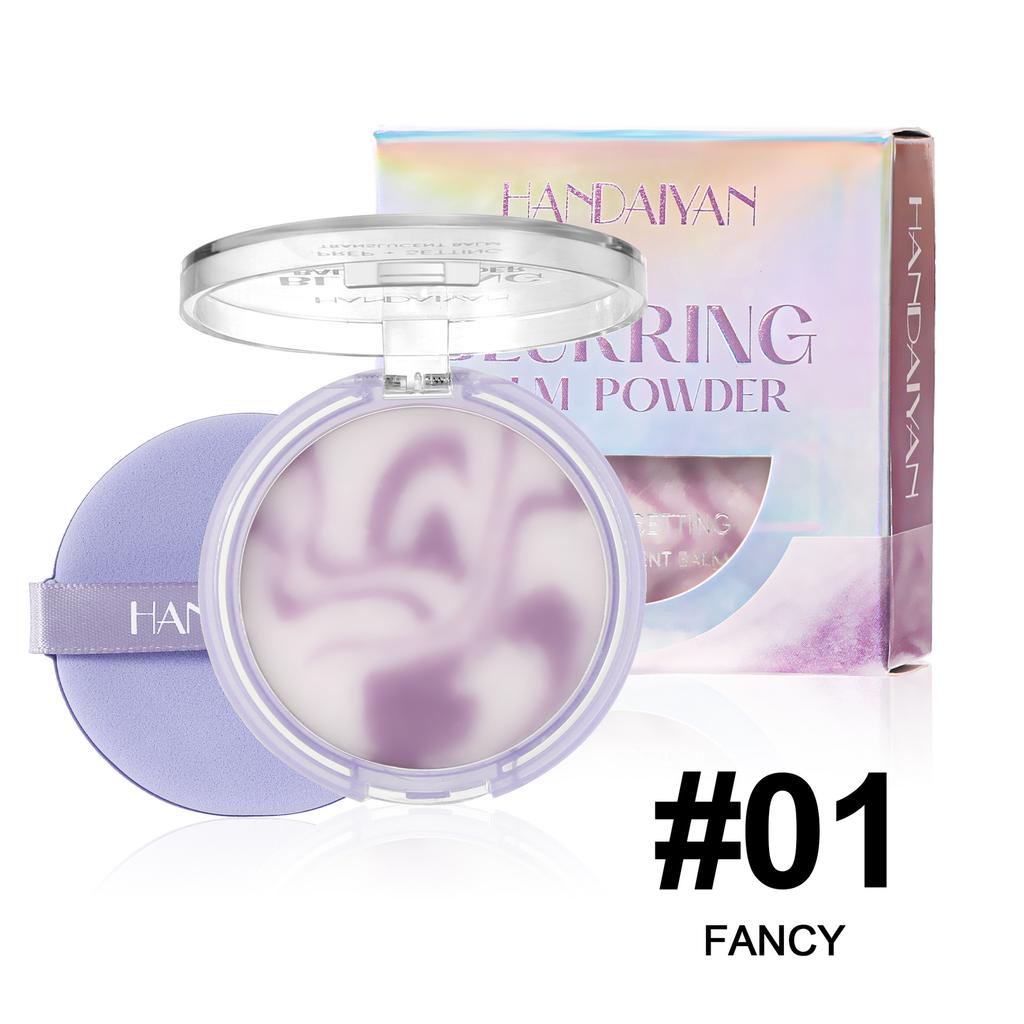 Three-dimensional Contouring, Natural, Lightweight, Waterproof, Oil-controlling, Non-stuck Matte Concealer Setting Powder