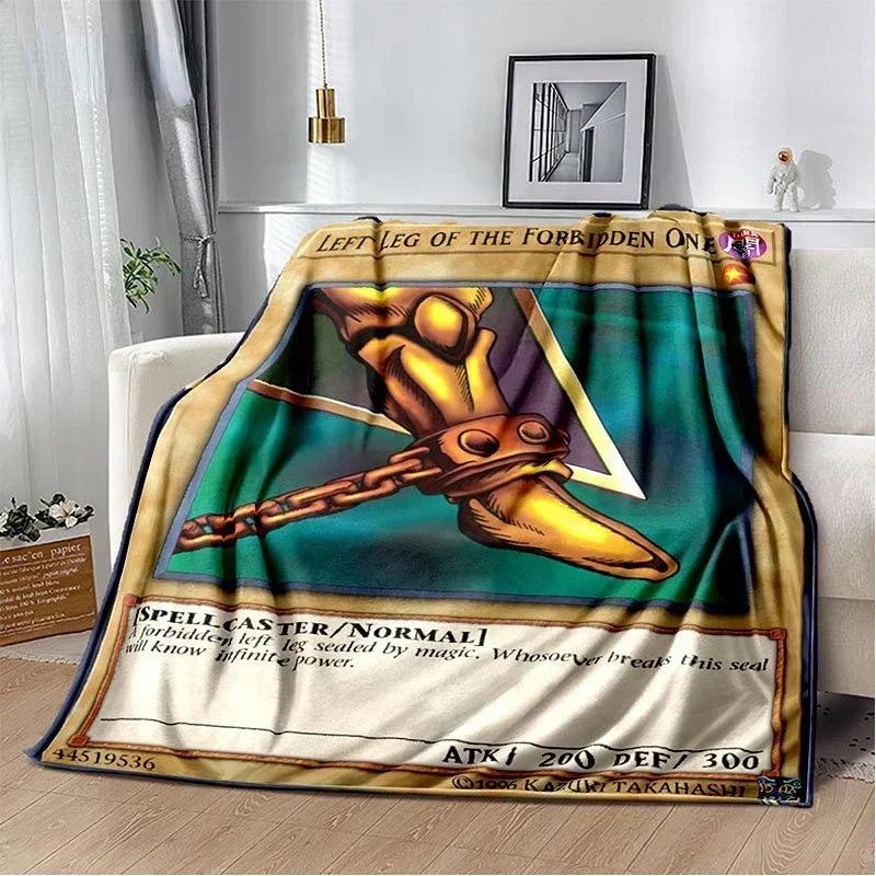 Одеяло с рисунком Yu Gi Oh, голубые глаза, белый дракон, мягкое плюшевое одеяло с рисунком аниме, покрывало для спальни, домашний декор