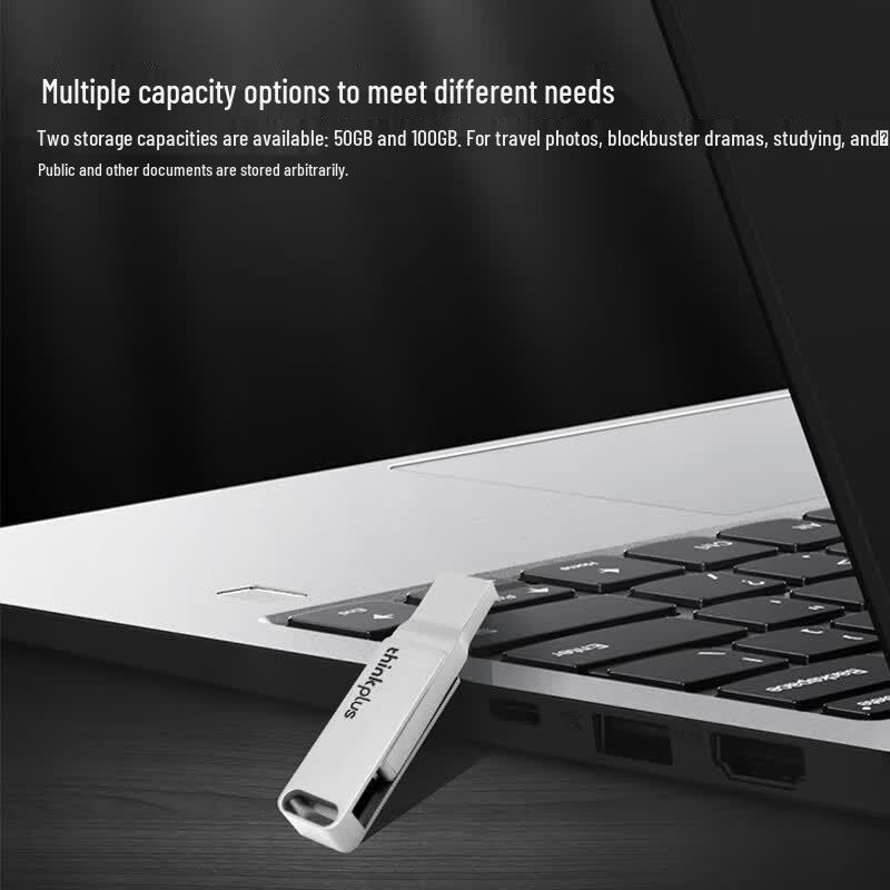Lenovo Металлическая USB-флешка ThinkPlus MU90 с двойным интерфейсом