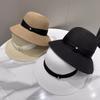 Summer New Sunshade Bucket Hat Women's Versatile Face Small Sunscreen Sun Hat Seaside Vacation Beach Hat
