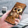 A55 A16 Кошелек Чехол для Samsung Galaxy A16 A55 A35 A25 A15 A51 A71 A31 A41 Чехол 3D Цветок Расписная Кожаная Карта Слот Чехол для Телефона