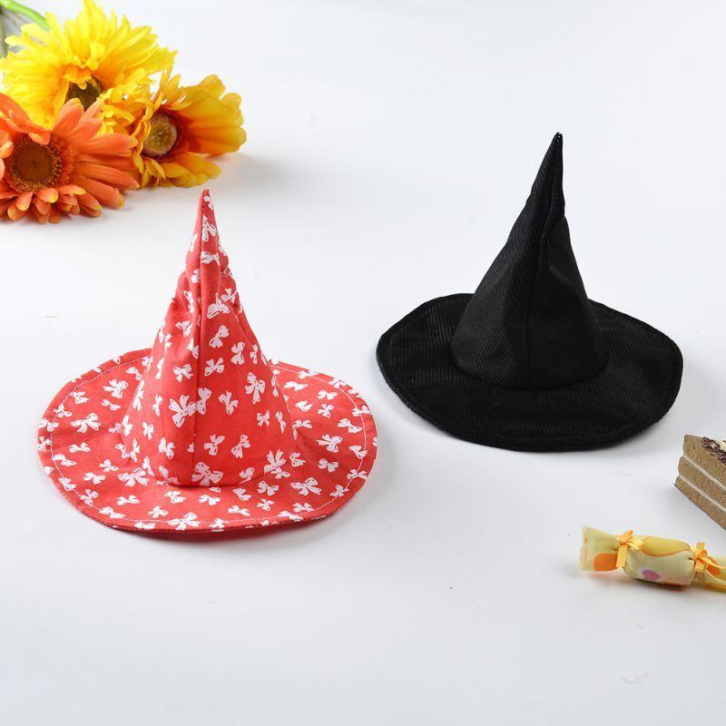 Halloween Hat Witch For Dog Cat Pet Party Fancy Dress Up Costume Accessories