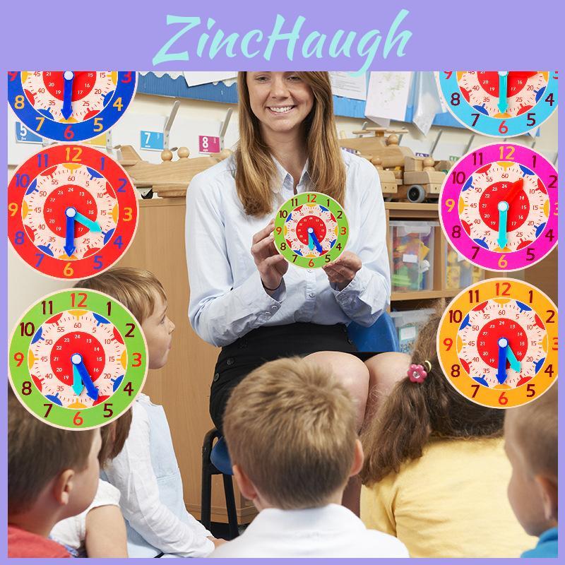 Children's Wooden Clock Toy Perfect For Kindergarten And Elementary Students