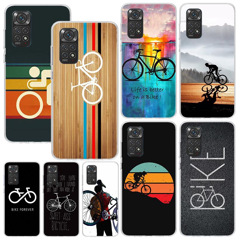 Bicycle Bike Sport Phone Case For Xiaomi Redmi Note 15 13 14S 14 Pro Plus 12S 11S 10S 12 11E 10 11T Art Fundas Back Cover Redmi