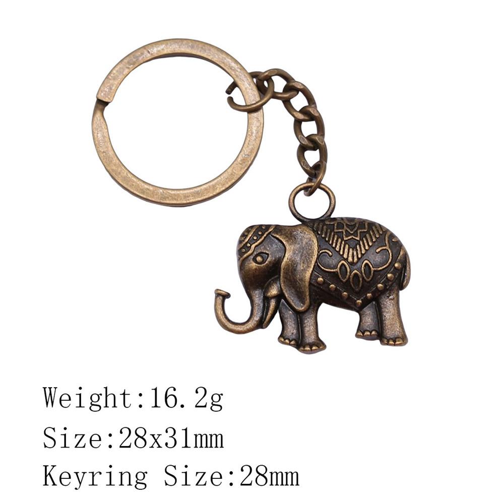 Wedding Anniversary Men Keychain Elephant Key Ring Women's Clothing Chains For Boys