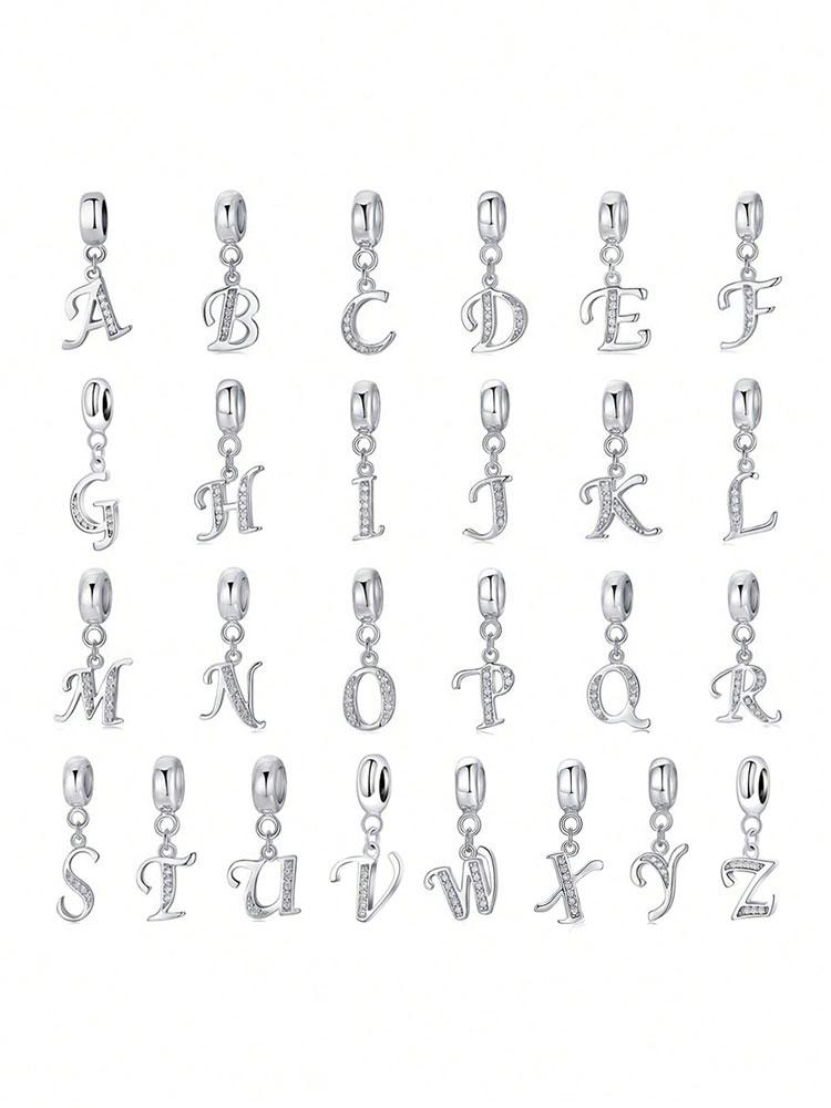 Медь Модные 26 Букв Шарм-Бусина для Женщин Подходят для Браслетов DIY Изготовление Юбилейный Подарок Изысканные Женские Украшения