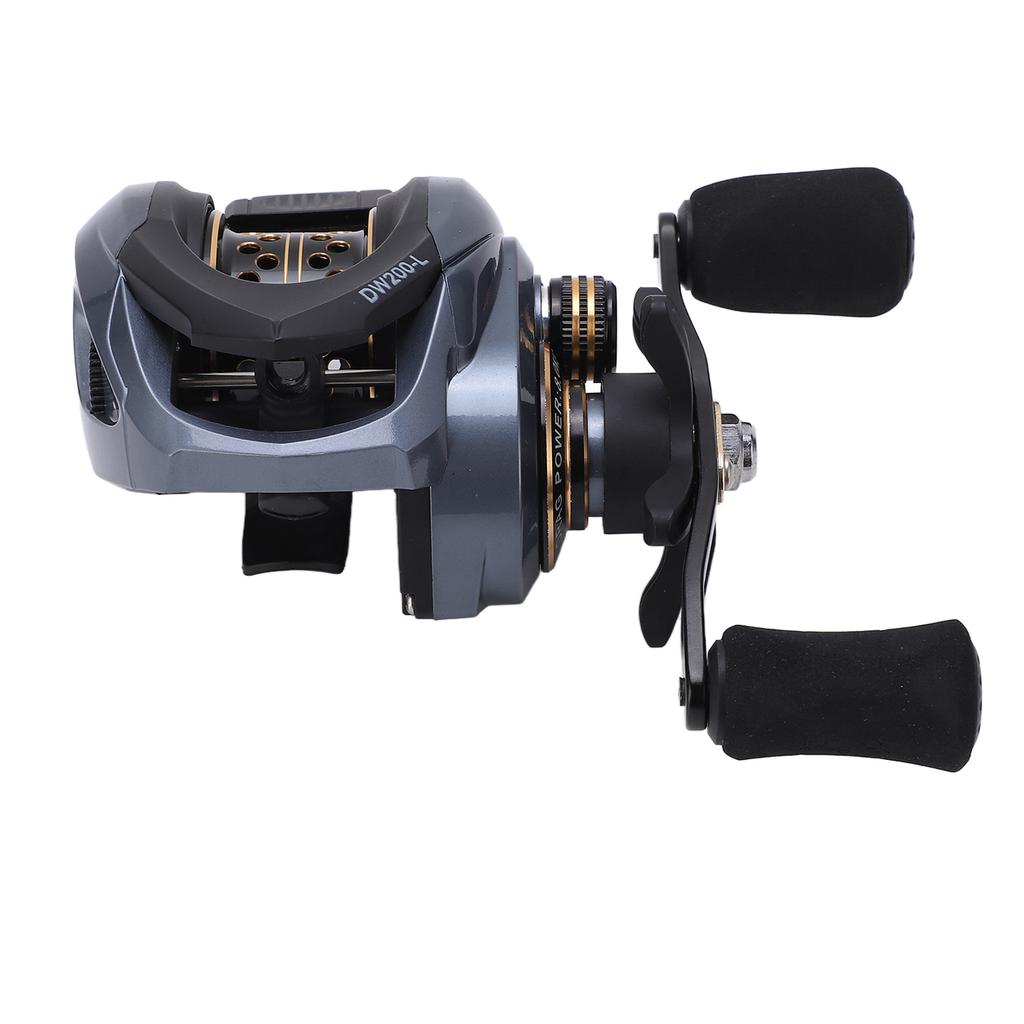 Baitcasting Reel Lure Fishing Reel Wheel 7.2:1 Ratio 18+1BB with Micro Wire Cup Dual Brake Systems