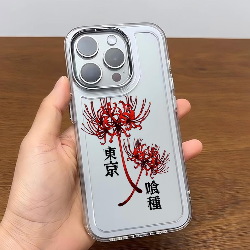 Чехол для телефона Tokyo Ghoul из японского аниме для iPhone 17 16e 16 15 14 13 12 11 mini Pro Max X XR XSMAX 8 7 Air Plus Мягкий чехол