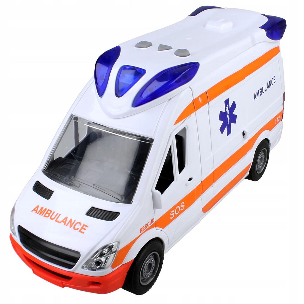 [PACZB] Ambulance + Stretcher Ambulance with Motorized Sound LED Z3170