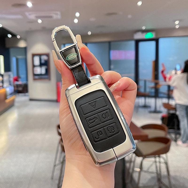 Land Rover Key Case: Compatible with Range Rover Evoque, Discovery 4/5, Velar, Sport, Freelander 2 Models.