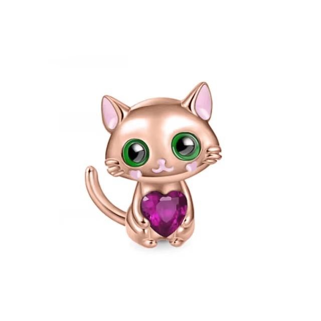 Новый Медный Лев Черный Кот Корова Леопард Змея Сова Шарм Бусина Подходит Для Оригинального Браслета Ожерелья Сделай Сам Женские Бутиковые Украшения