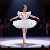 Modern Ballet Tutu White Princess Dress Fashion Performance Clothes  Kids Girls