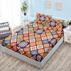 Bohemian Style Sheet Bed Mattress Protector Fashion Bedding Elastic Fitted Sheet Kids Adults Bed Cover Twin Full Queen King Size
