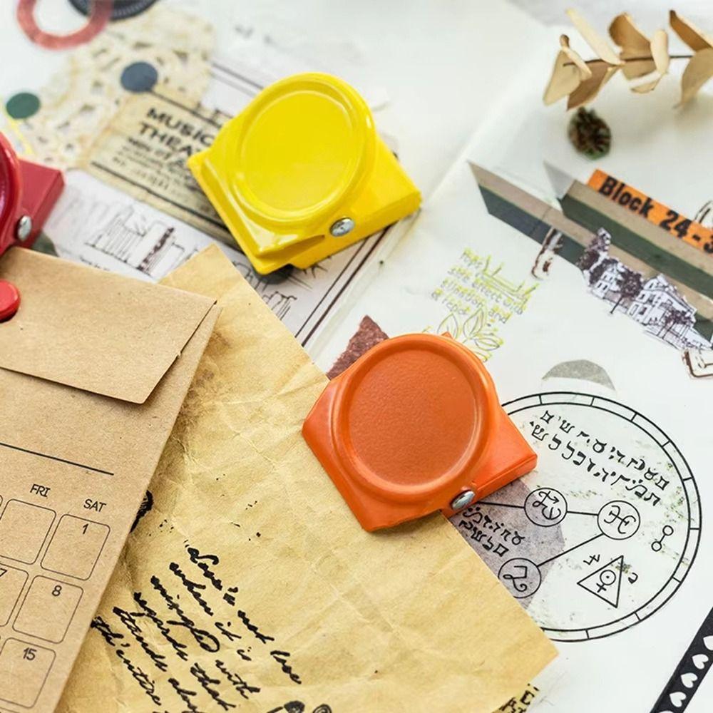 10PCS Round/Square Magnetic Paper Clip Metal Memo Clips Durable Round Photo Clips School