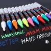 Liquid Chalk Markers for Chalkboard  8 Pack / 12 Pack Dry Erase Fluorescent Neon Highlighter Pen Non Toxic Safe Washable Marker for School Chalkboard