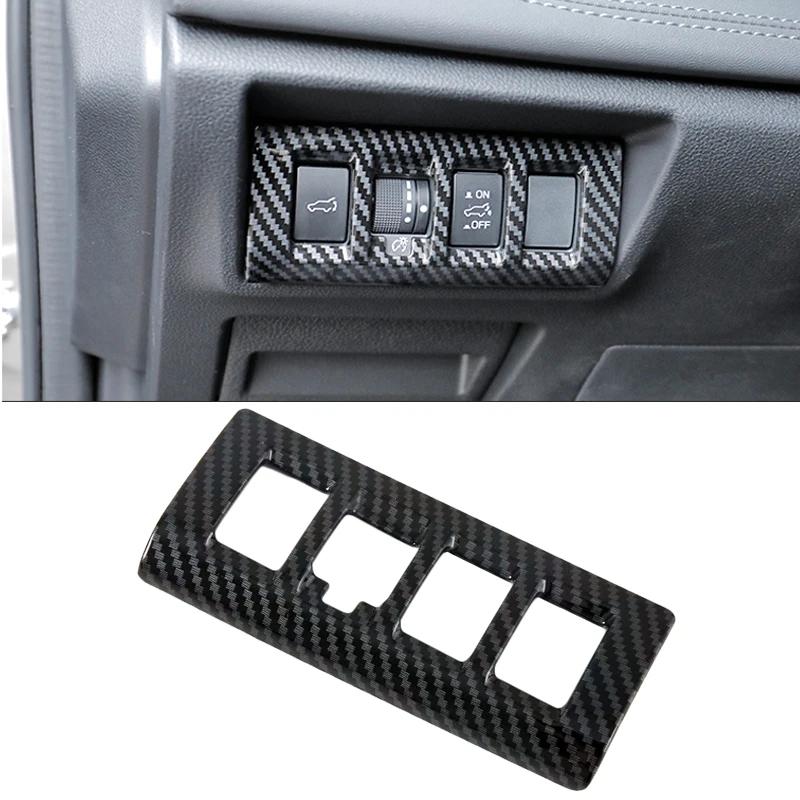 For Subaru Outback 21 Interior Accessoires ABS CarbonFiber Decoration Cover window lift swtich gear shift panle cover