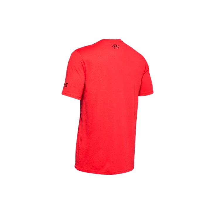 Under Armour Мужская футболка с короткими рукавами Project Rock Bull Graphic Sportstyle Mesa-Red 1351582-608
