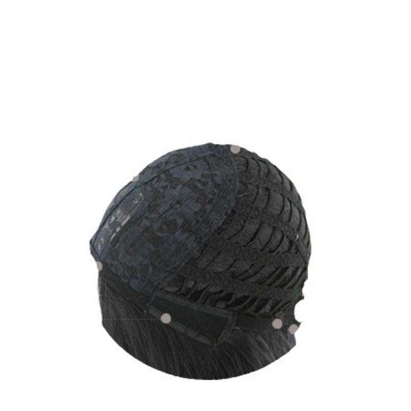 Женский парик с короткими волосами, смешанного цвета, градиентная серая текстура, короткие вьющиеся волосы, повязка на голову