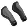 Bike Handle Handlebar Grips Mountain Bike Replacement Handlebar Grip with End Caps for Replacement RepairBlack and Grey