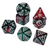 Board Game Accessories - 7pcs Christmas Theme Dice D4-D20 Polyhedral Dice for Role Playing Game DND