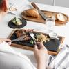 Тарелка для стейка Изысканное место для закусок Каменный сейф Японская кухня Тарелка с лососем Кухонные инструменты