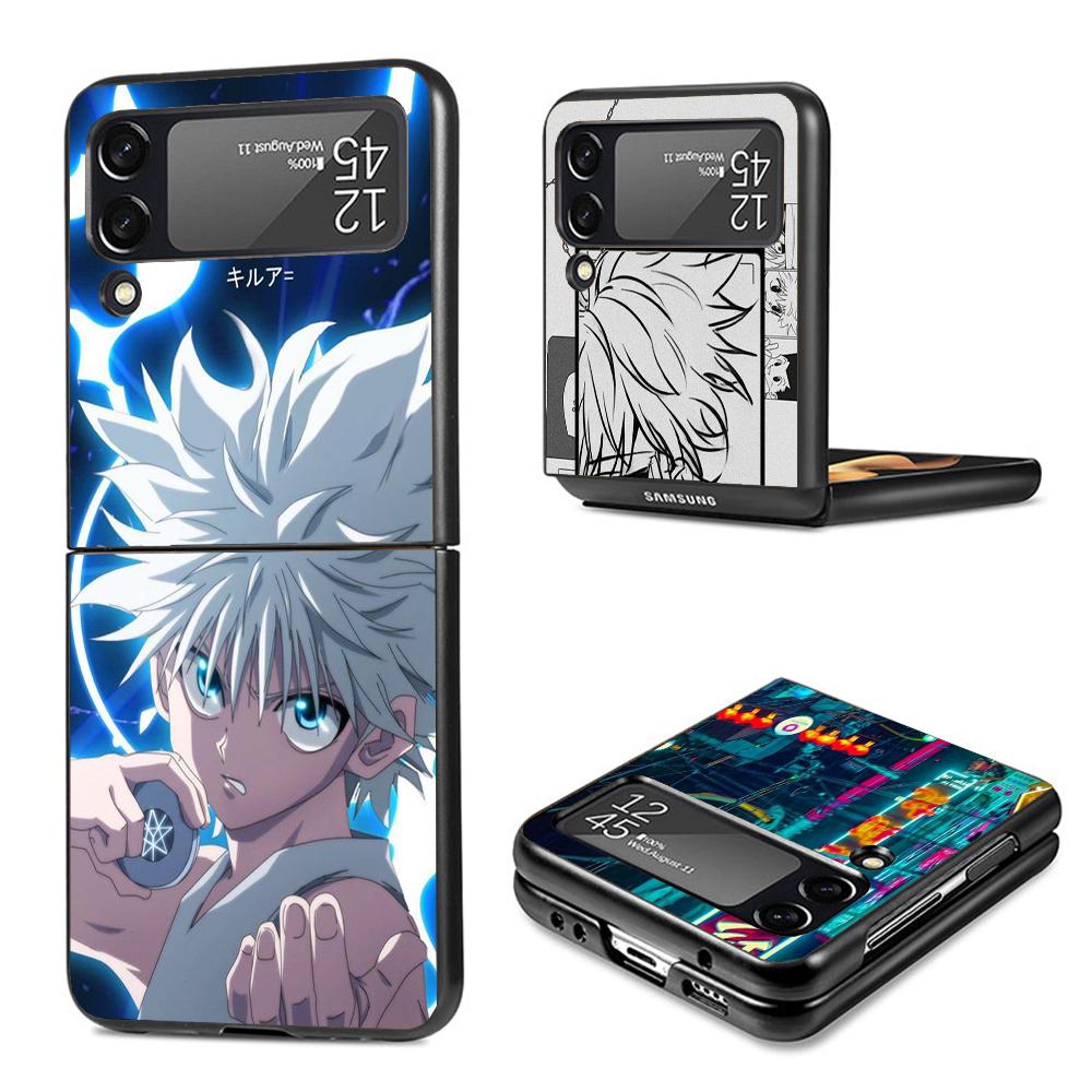 Чехол для телефона HunterX Killua для Samsung Galaxy Z Flip7 Flip6 5G Flip5 Flip4 Flip3 ZFlip 7 6 3 4 5 Ударопрочная задняя крышка Galaxy Z F