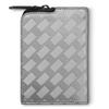 Montblanc Style 3.0 Series Hexagonal Pattern Snap Closure Fabric Card Holder Men Card Holder Dawn-Silver 131786