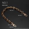 Decorative Chain Shoulder Bag Strap with Charms - Crossbody Underarm Chain Accessories