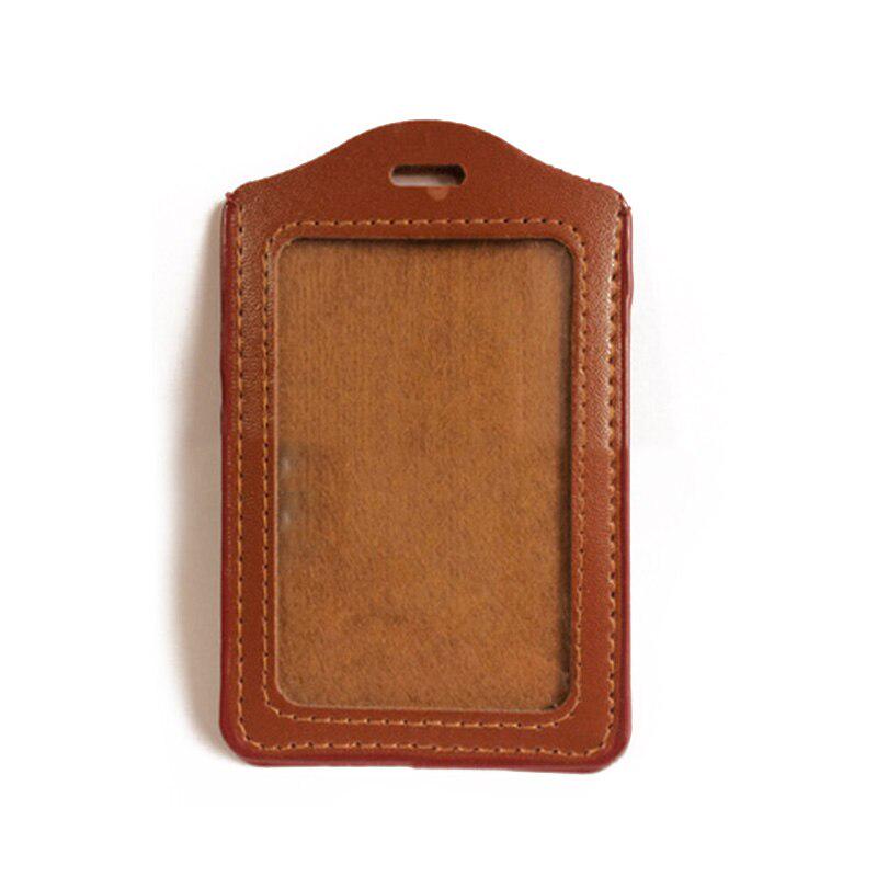 PU Card Case Holder Portable Fashion Bus Card Identity Badge Credit Card Protector
