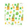 St Patricks Day Throw Blanket, Clovers And Design Soft Flannel Blanket, Green Gnome Leaf Saints Blanket Decorations For Bed Couch Living