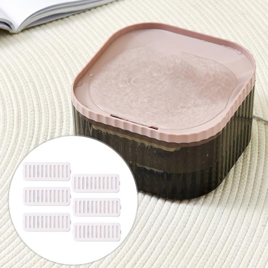 6 шт. Сменные фильтры для кошачьего фонтана для воды Высокоплотная микропористая фильтровальная сетка