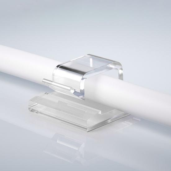 60Pcs Adhesive Cord Organizer Hooks Sticky Wire Holders Mini Size Multipurpose Transparent Cable Management Clips