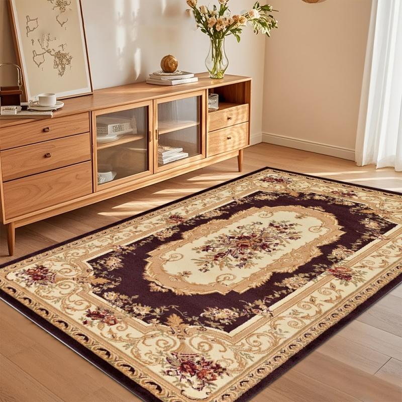 Vintage Persian Oriental Area Rug Farmhouse Home Decor Non Slip Floor Carpet for Living Room Bedroom