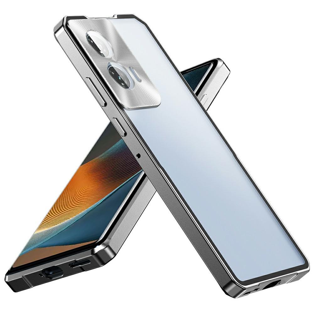 Для Motorola Edge 50 Fusion 5G Чехол Твердый ПК Металлическая рамка Матовый чехол для телефона