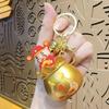 Press Voice Wealth God Voice Keychain Chinese New Year God of Longevity Pendant Hanging Accessory