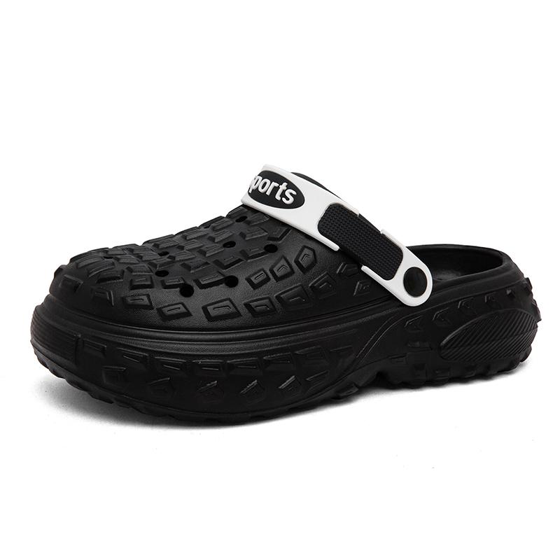 Fashion Light Men's Slippers 2024 Summer Chef Shoes for Men Outdoor Wading Sandals Soft Beach Antiskid Sports Men's Slippers Platform