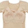 Triumph Cupped Soft Innerwear 5140 Sleeve Top 00NZ Size M 3/4 (Beige)
