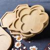 Coasters 1PC Bamboo Thermal Insulation Coffee Mug Flower Shape Heat Resistant Tableware Decorative Kitchen Coasters