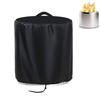Чехол для костровой чаши из ткани Оксфорд Сверхпрочный Водонепроницаемый Устойчивый к УФ-лучам Пылезащитный Дождезащитный Снегозащитный