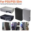 For PS5 Slim Vertical/Horizontal Dust Cover Anti-Scratch Protector Waterproof Dustproof Cover Sleeve for Playstation 5 Slim/PS5