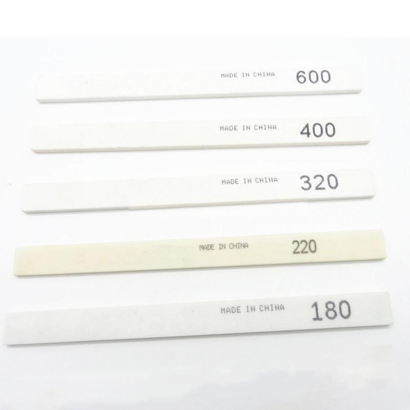 1pcs Polishing White Sharpening High Hardness Square Corundum Whetstone Grinding Sand Oil Stone