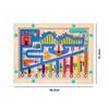 Montessori Magnetic Color Sorting Game Wooden Magnetic Pen Maze Set Enhances Attention And Motor Skills Puzzle Toys For Kids