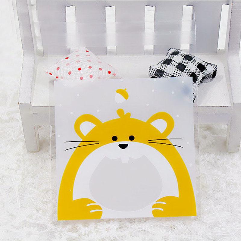 50 шт. милые мультяшные монстры печенье конфеты самоклеящиеся пластиковые пакеты для печенья закуски выпечка упаковка принадлежности рождественский декор