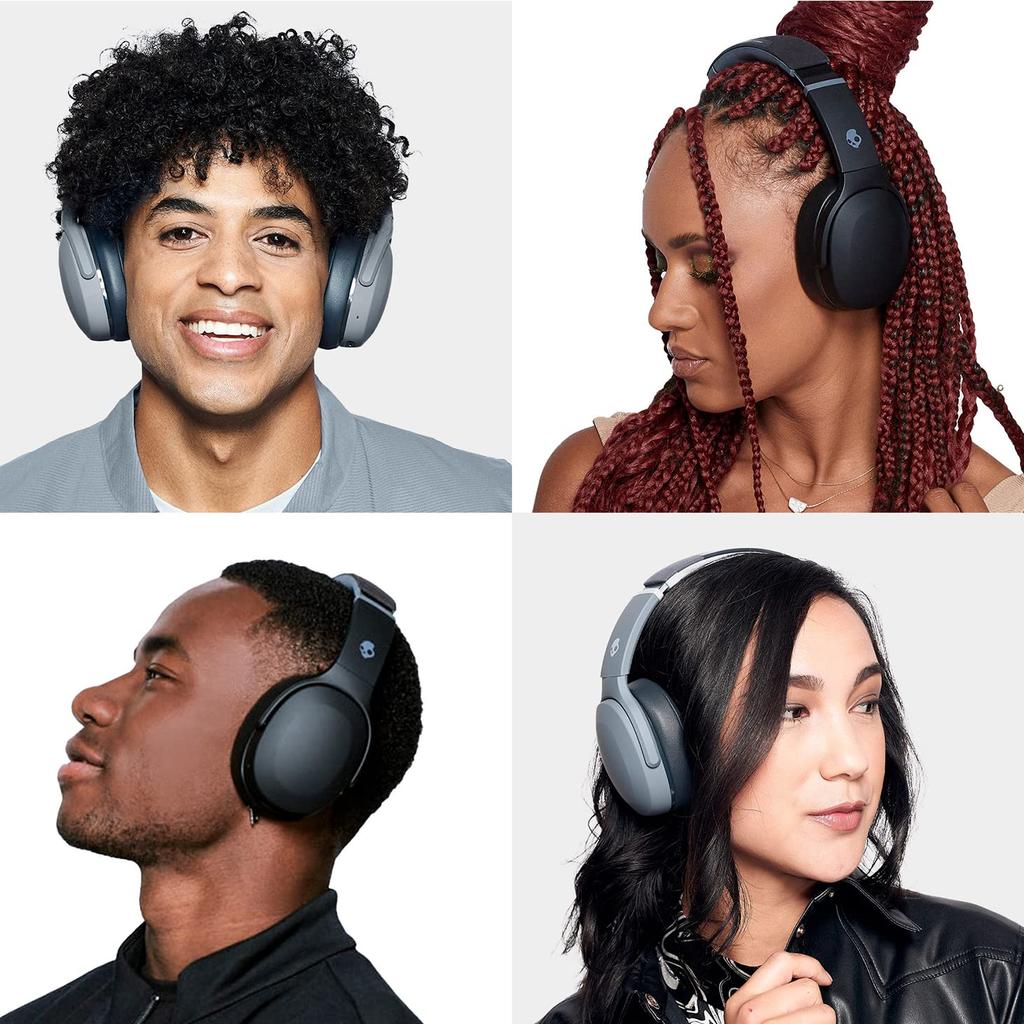 Official Skullcandy Store Crusher Evo Wireless Headphones with Personal Up To 40 Hours of Bluetooth Lost Item Tile 3Q Preset Fast Call and Song