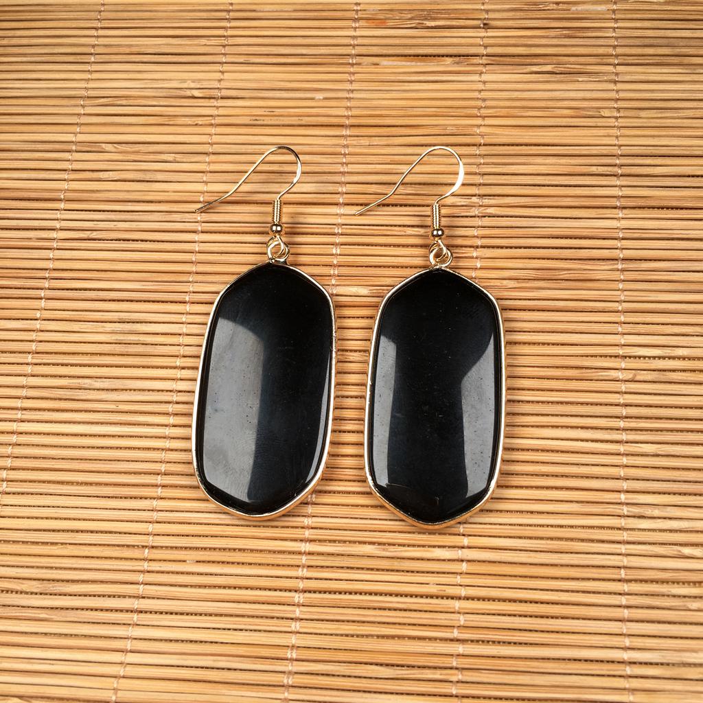 Серьги женские из натурального камня