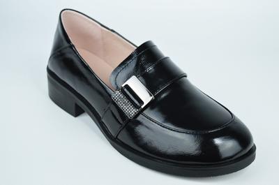 Туфли женские Berkonty 81971 36 Черный кожа масло
