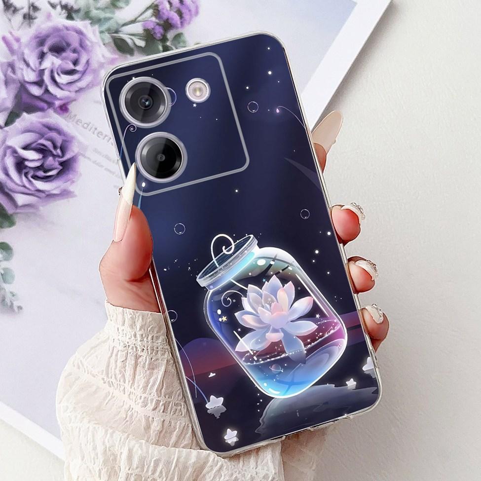 Для Xiaomi Poco M7 Pro 5G Чехол Прозрачный Модный Роскошный Мультяшный Забавный Крутой Расписной Мягкий Чехол для Телефона Для Poco M7 Pro 5G Задняя Крышка